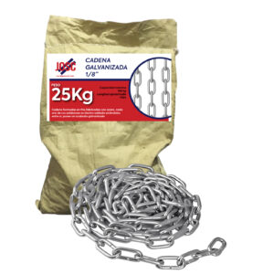 Cadena Galvanizada 1/8" X 1M
