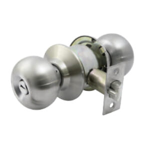 Cerradura Pomo Baño Cromada Tubular - Visalock