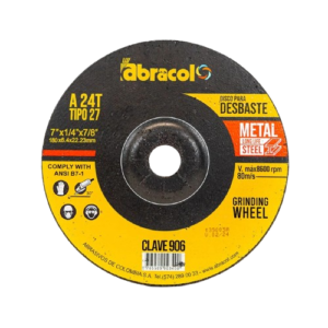 DISCO PULIR METAL DE 7" ABRACOL